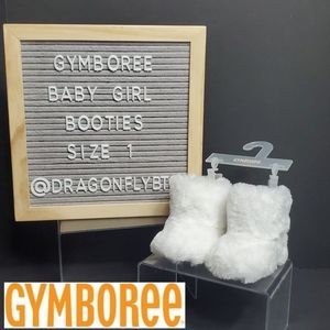 NWT! Gymboree Faux Fur Baby Girl Booties sz 1